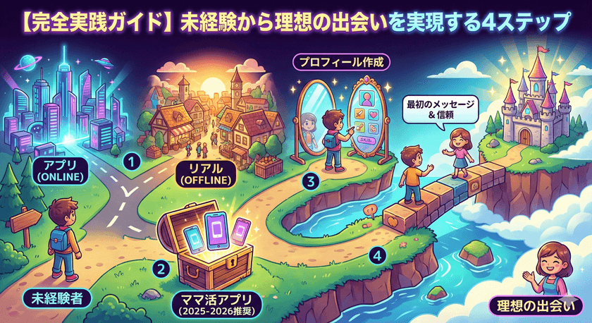 【完全実践ガイド】ママ活未経験から理想の出会いを実現する4ステップ